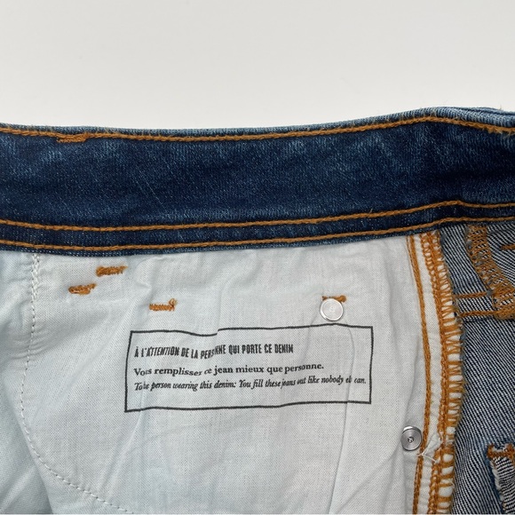 Sézane Denim Perfect Slim Jeans in Blue Denim - Picture 8 of 11